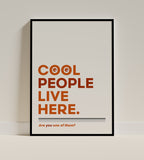 COOL PEOPLE LIVE HERE