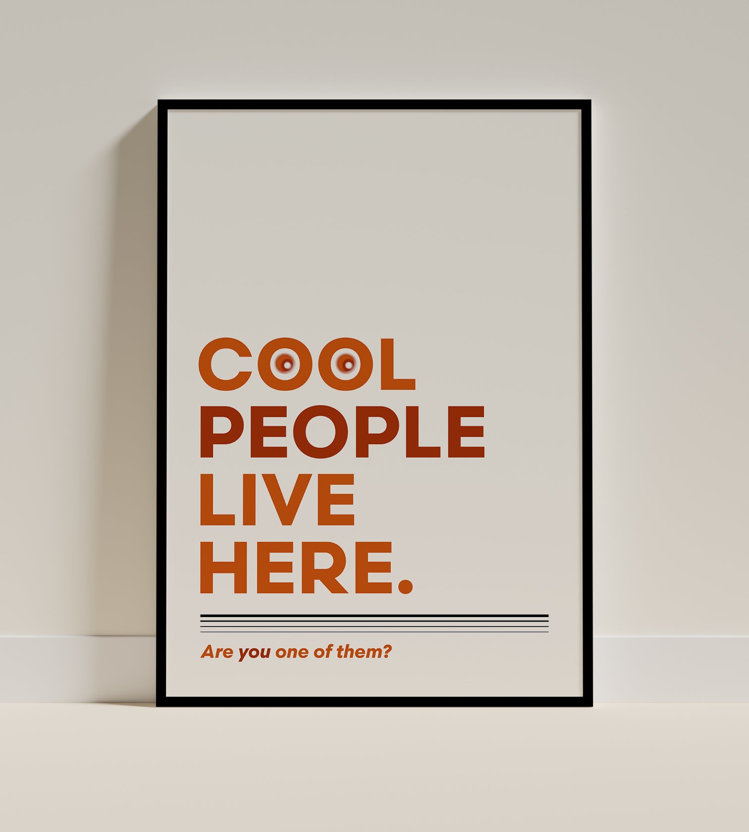 COOL PEOPLE LIVE HERE