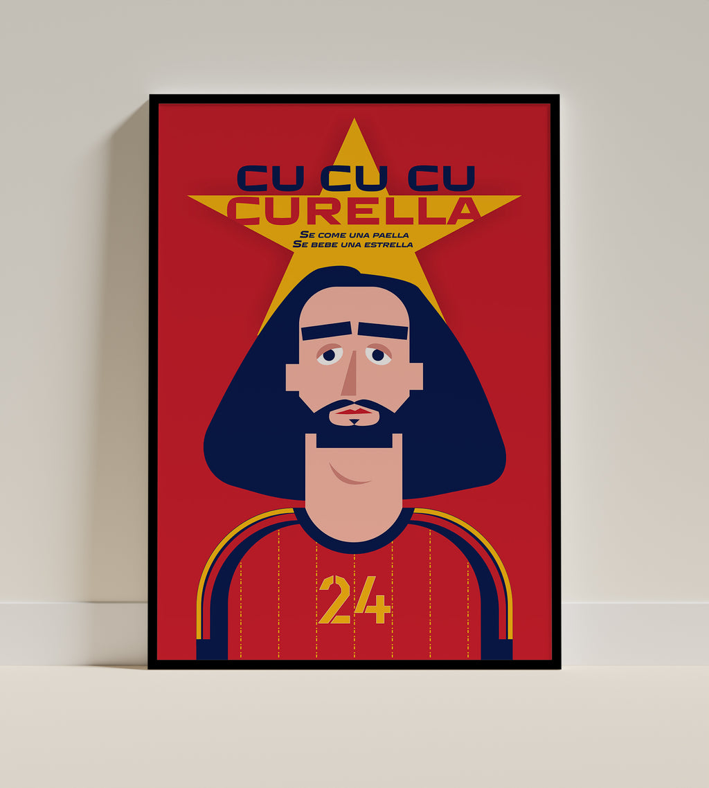 CUCURELLA Football Poster by Percentwall