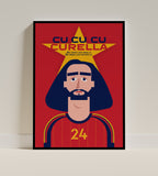 CUCURELLA Football Poster by Percentwall