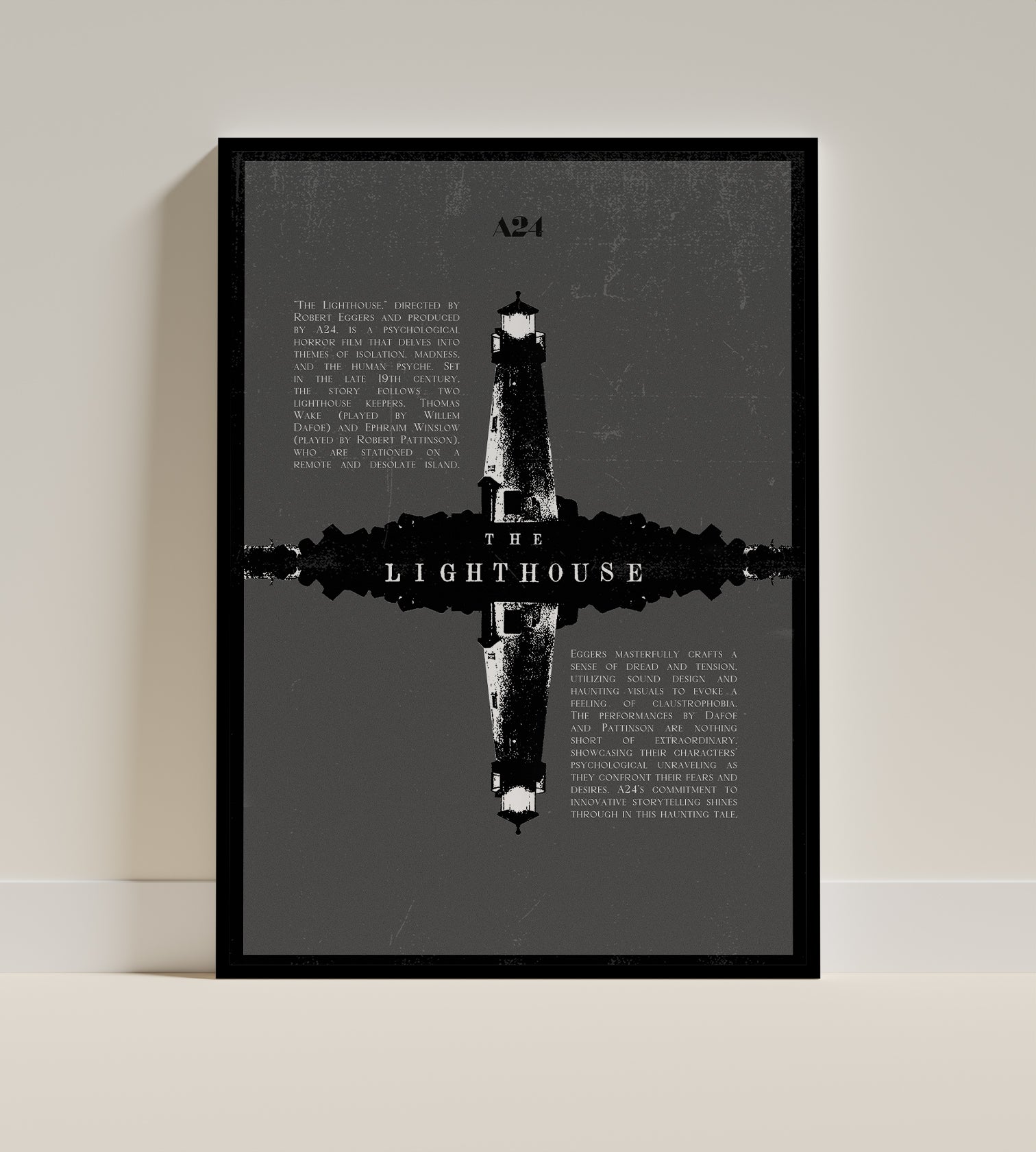 THE LIGHTHOUSE Movie Poster by Percentwall
